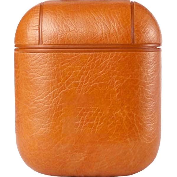 Apple AirPod case - Lederlook - Lichtbruin