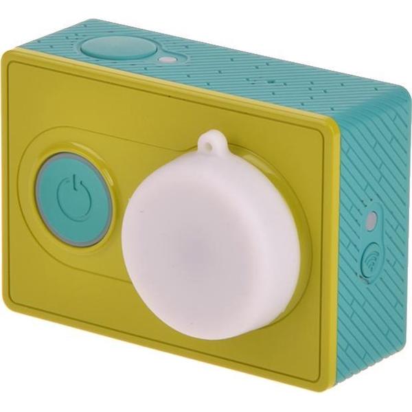 Siliconen lensdop voor Xiaomi Yi / GoPro Hero4 / 3+ / 3 (wit)