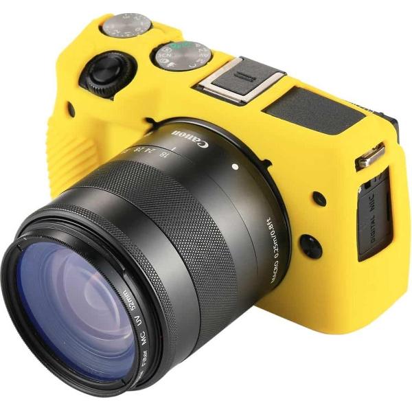 PULUZ Soft Silicone Protective Case for Canon EOS M3(Yellow)