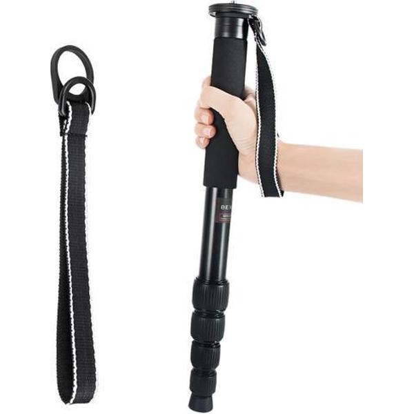 BEXIN MAS285 Portable Travel Outdoor DSLR Camera Aluminium Monopod Holder (Zwart)