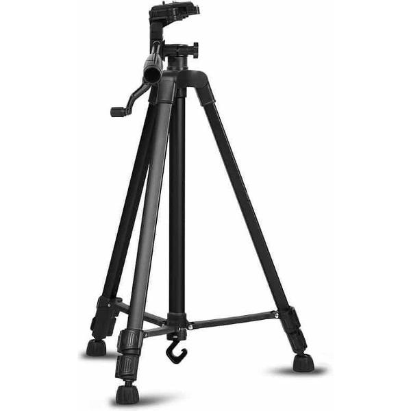 Portable Phone Live Selfie 3366 Statiefstandaard DV SLR Camera Zelfontspanner Full Light Bracket (zwart)