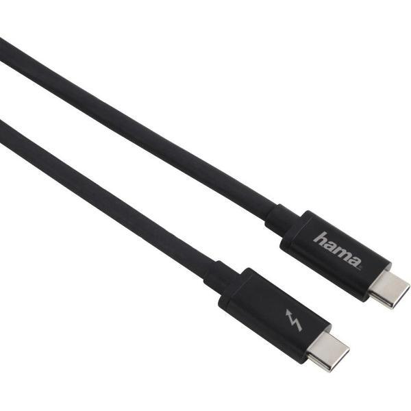 Hama Thunderbolt™3-kabel USB-C 40 Gbit/s 5A 100W Ultra-HD 5K 0,50 M