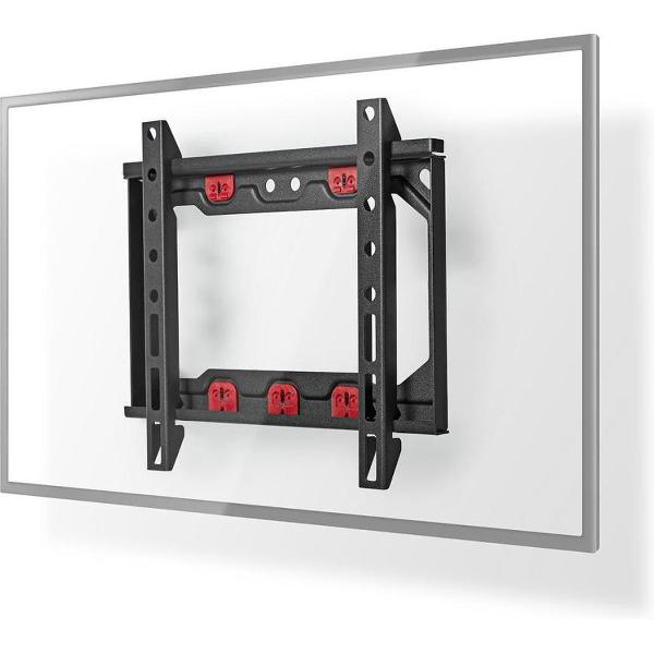 Vaste TV-Beugel voor Gipsplaat 13 - 27 Max. 15 kg 28 mm Afstand tot Muur Zwart