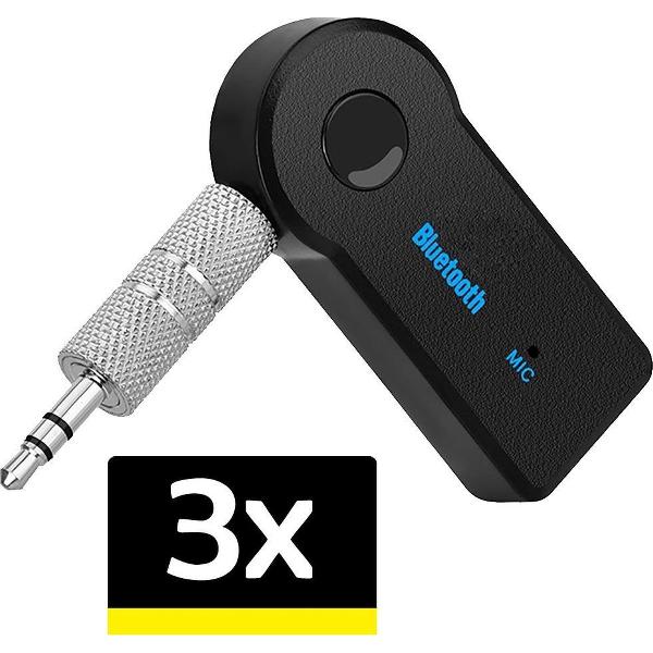 Bluetooth Adapter Draadloos Receiver Auto Carkit Muziek AUX Audio - 3 stuks