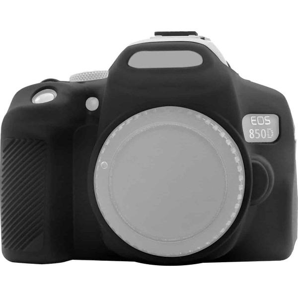 PULUZ zachte siliconen beschermhoes voor Canon EOS 850D (zwart)