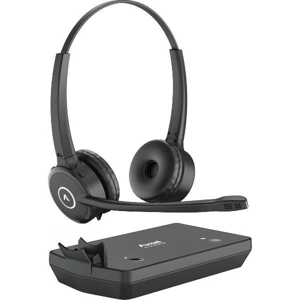 Axtel Prime X1 Duo Headset Hoofdband Bluetooth Zwart