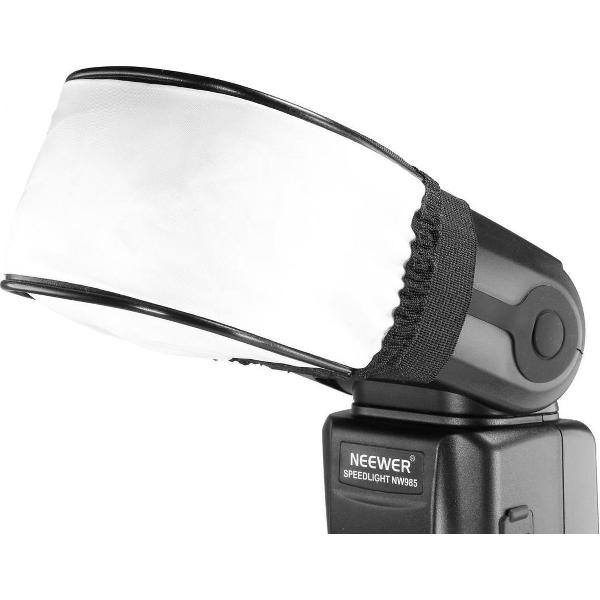 Universele mini zachte flitsdiffuser, afmeting: 10cm x 8,5cm x 6,5cm