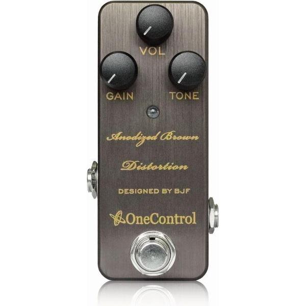 One Control Anodized Brown Distortion - Distortion - Grijs