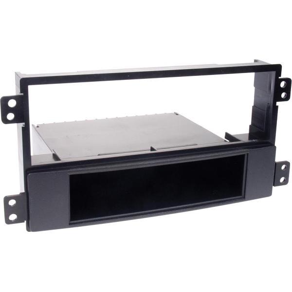 1-DIN Paneel met aflegbakje. Hyundai Sonata 2002-2005 Kleur: Zwart