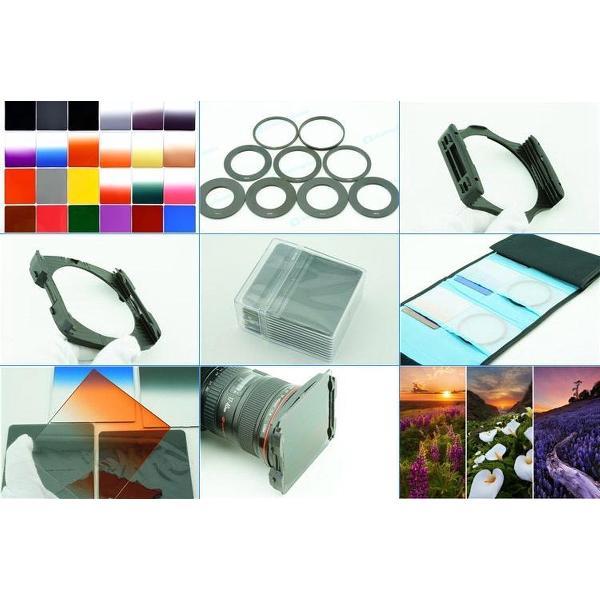 37 in 1 graduated square grijsverloop filter gratis verzend