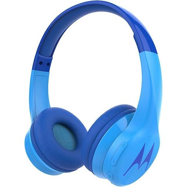 Motorola Squads 300 Koptelefoon - voor Kinderen - met Volumebegrenzer - Bluetooth - Blauw