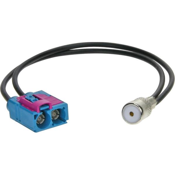 Antenne Adapter Dubbel-Fakra > ISO Audi -Seat -Skoda -Volswagen - Maserati -Scania