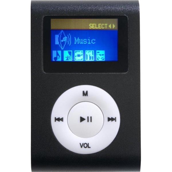 Bundel Difrnce MP3 Speler Zwart +- 1000 liedjes + Display +Earphones + Autolader