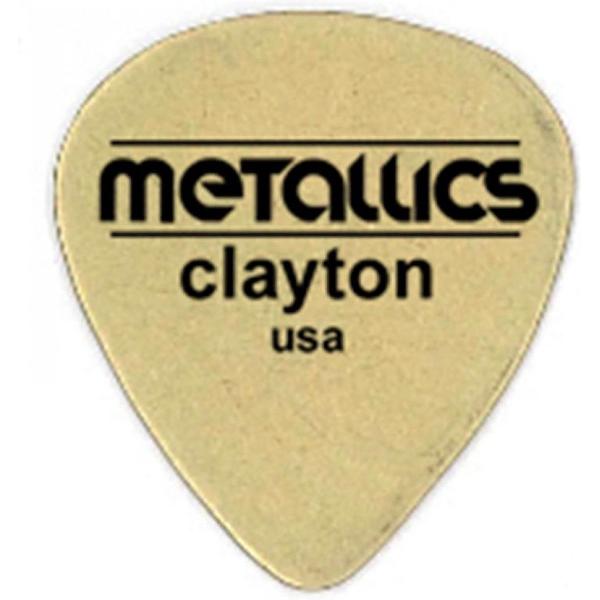 Clayton Metallics plectrum brons 3 pack