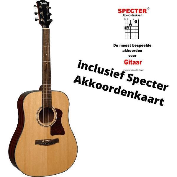 JIM HARLEY Professionele Akoestische Gitaar Met Specter Akkoordenkaart