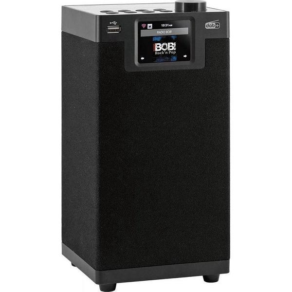 Imperial DABMAN i610 schwarz Tafelradio DAB+, DAB, Internet, FM DAB+, Internetradio, Bluetooth, WiFi Geschikt voor DLNA Zwart