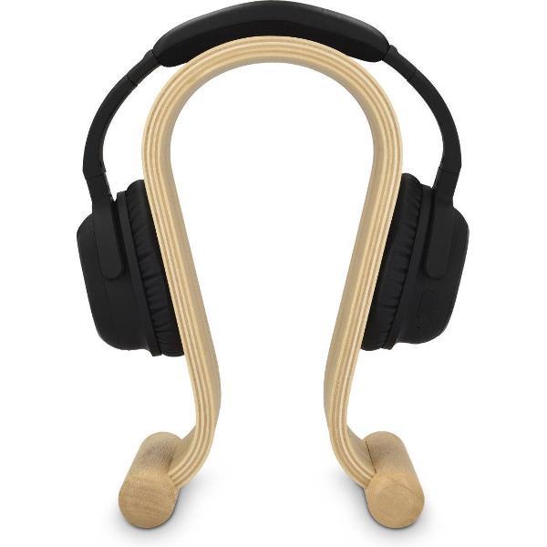 Hoofdtelefoonhouder van bamboehout| Universele Koptelefoon houder | Stand koptelefoonhouder standaard headset