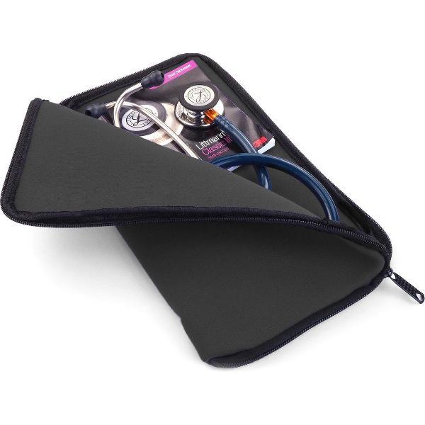 Opberg / transport etui stethoscoop, o.a. voor Littmann - Zwart