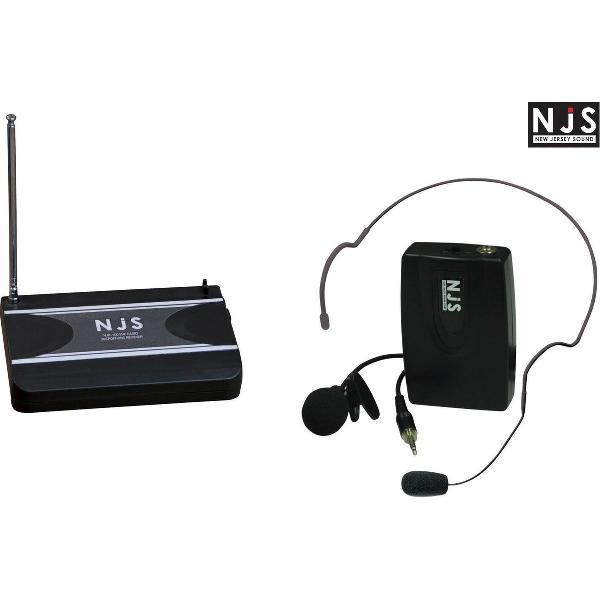 NJS 174.5 MHz VHF Hoofdband Radio Microfoonsysteem