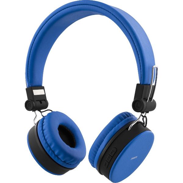 STREETZ HL-BT401 Opvouwbare draadloze On-ear hoofdtelefoon met microfoon - Blauw