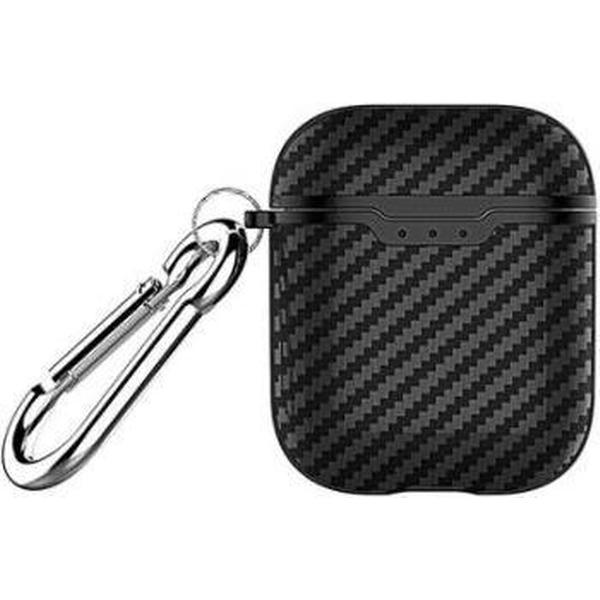 Shieldcase Black Stripe Case geschikt voor Airpods Case - zwart