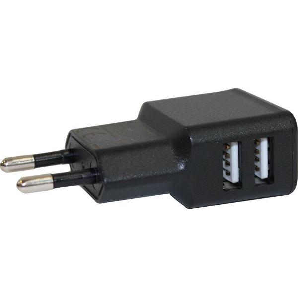 GrabNGo Gng Thuislader 2xusb 2.4a Zw