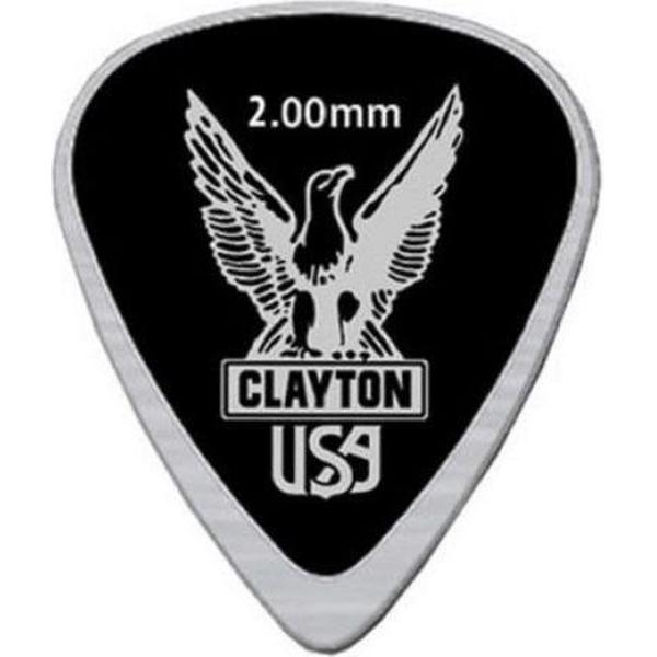Clayton ZZ-Zinc standaard plectrum 2.00 mm 1 pack