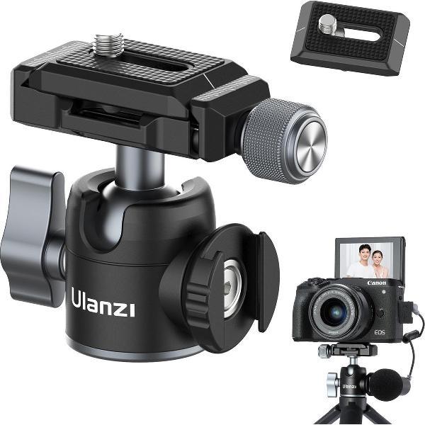 Ulanzi U-60L Balhoofd Arca Swiss Statiefkop met Cold Shoe-mount