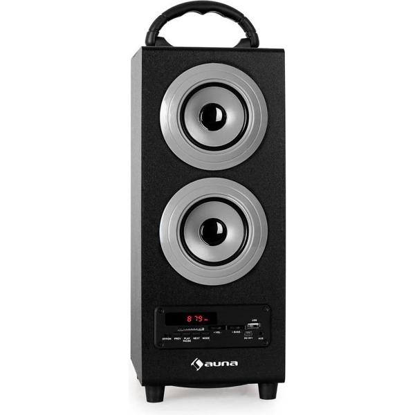 OneConcept Beachboy Bluetooth-box zilver USB SD AUX FM