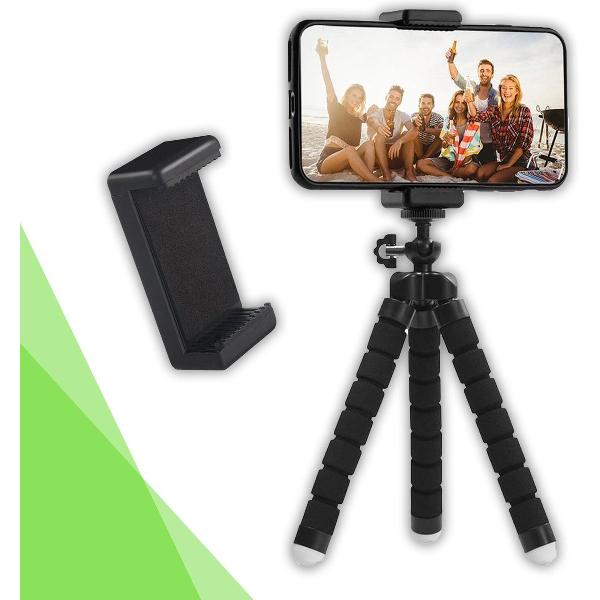 Statief voor Smartphone, Telefoon of GoPro - Telefoonhouder - Camera Tripod - 360 Graden Verstelbaar