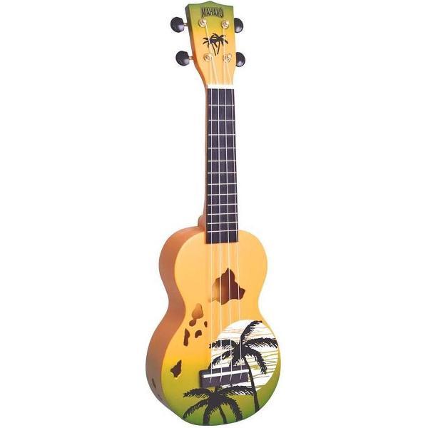 Designer Series Soprano Uke - Hawaii (Green Burst)