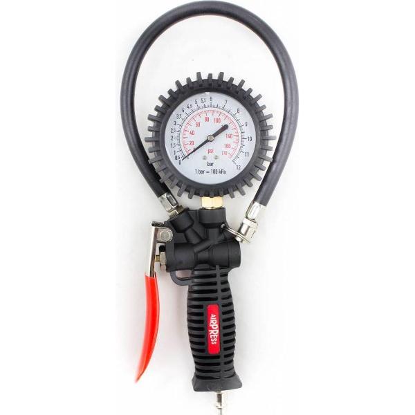 Airpress bandenpomp met manometer - opname 1/4