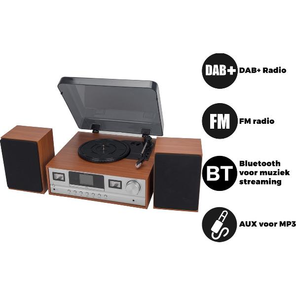 Denver MRD-52Lightwood, Music center met DAB+ radio en cd speler - Licht hout