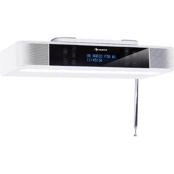 KR-140 bluetooth keukenradio hands free functie ledverlichting wit