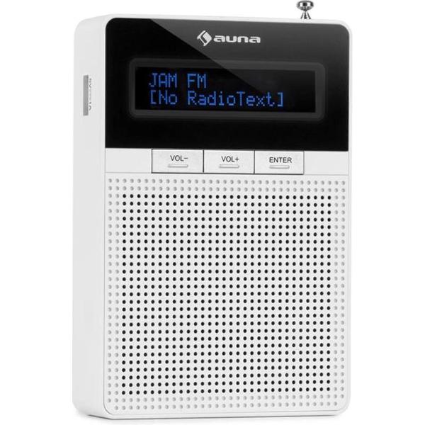 DigiPlug FM stopcontactradio FM/PLL, BT, LC display, wit