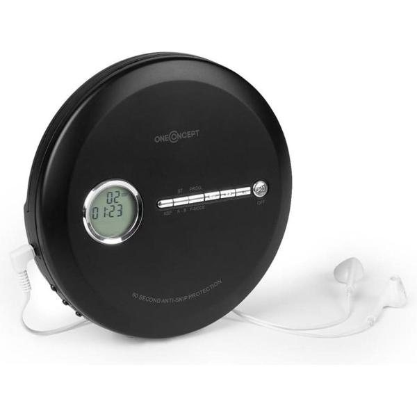 oneConcept CDC 100 MP3 discman - draagbare CD speler - anti-shock ESP - micro-USB