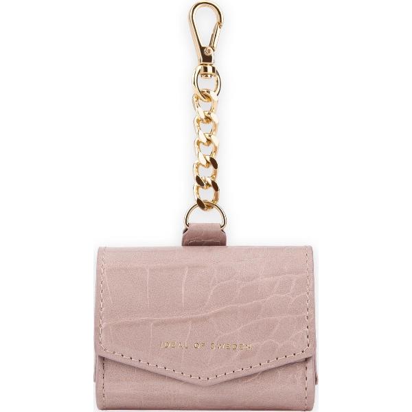 Ideal of Sweden AirPods Bag PU Pro Misty Rose Croco