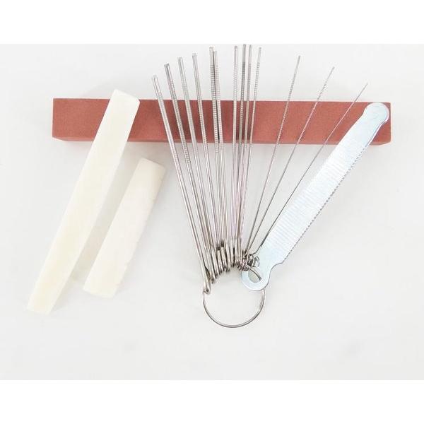 Professionele Instrument Polijsten Vijl Bridge Zadel Gitaar Slijpsteen gitaarkussenvijl gitaarkussen