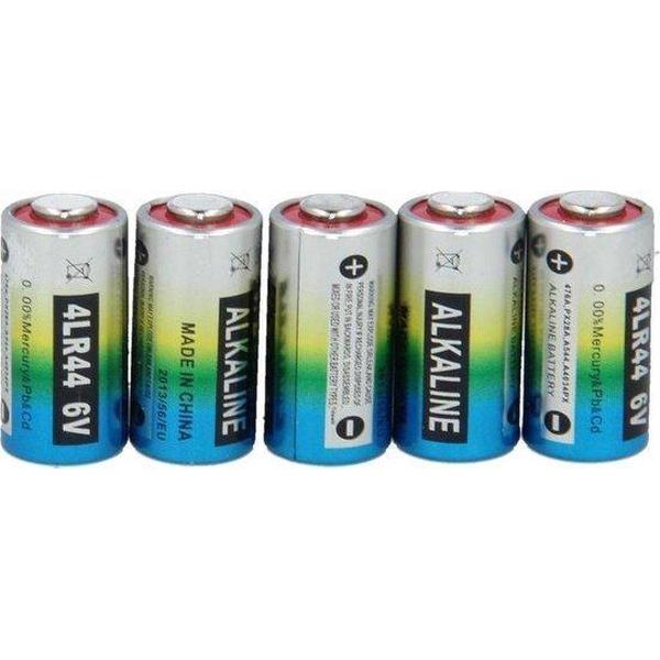 voordeelpak 5 stuks 4LR44 6V Alkaline batterijen
