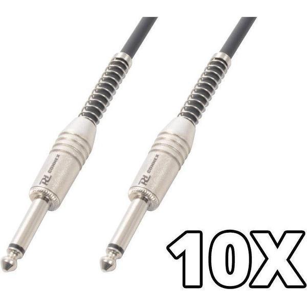PD Connex gitaarkabelset met 10 gitaarkabels van 6 meter