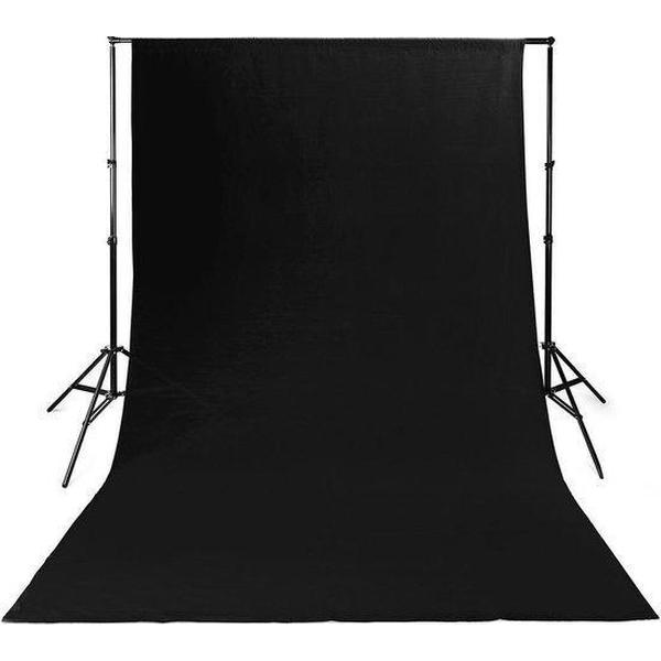 DONZA - Blackscreen - 160 * 200cm - Uittrekbare zwarte screen - fotostudio met Chromakey effect - film shooting background - backdrops fotografie - fotografie, video en televisie blackscreen - zwart fotodoek - Achtergronddoek Voor Fotostudio