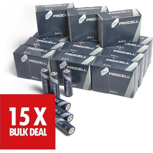 Procell AA, doosje 10 stuks - 15 doosjes -
