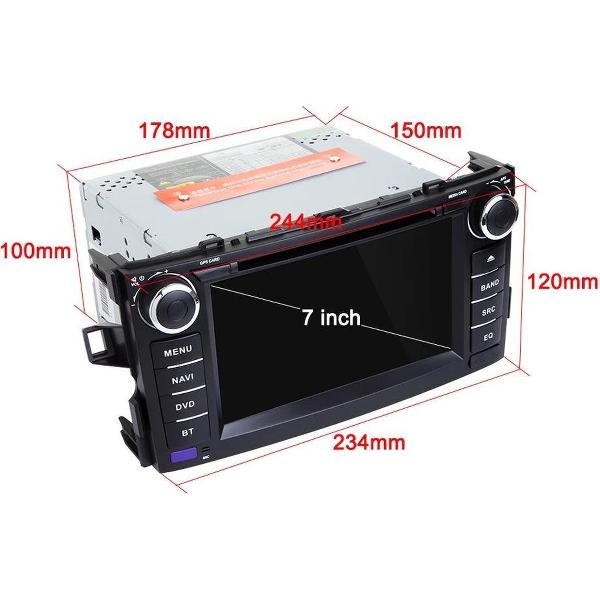 Toyota Auris 2006-2011 Android 10 Navigatie en Multimediasysteem
