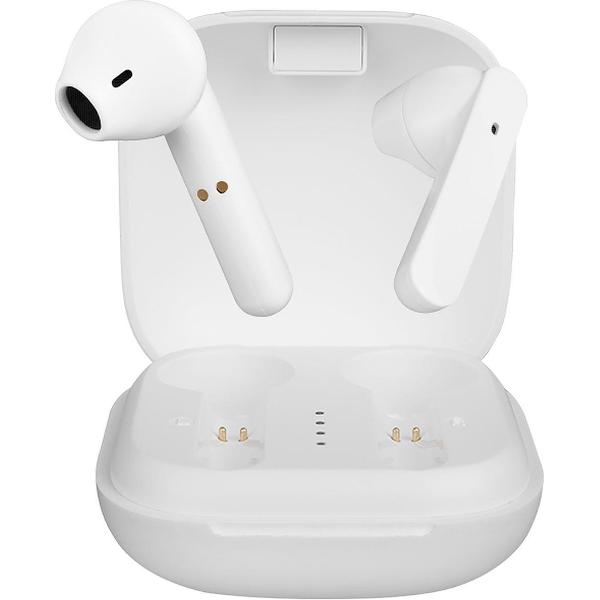 Mobstore EarBuds D-003 Wit - Draadloze Oordopjes - Geschikt voor Apple iPhone en Android