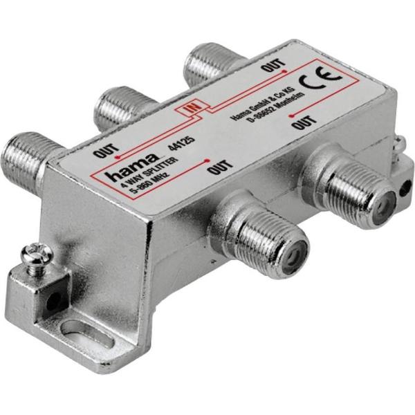 Hama Breedband Verdeler Tv 4-Weg