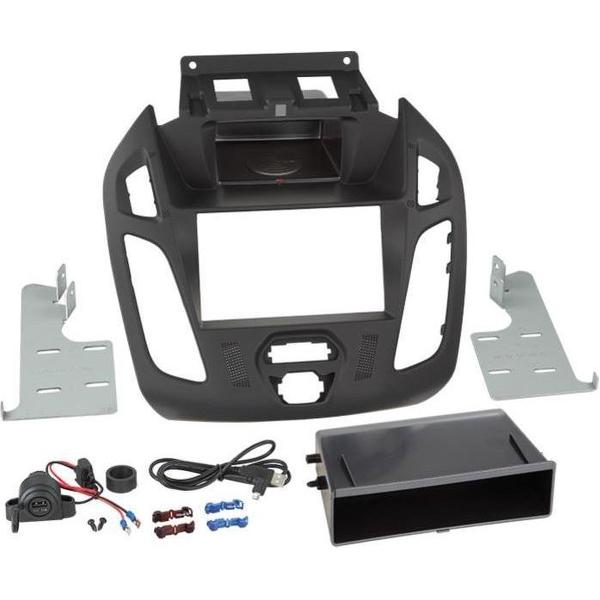 2-DIN paneel Inbay® Ford Transit Connect 2013 > zwart