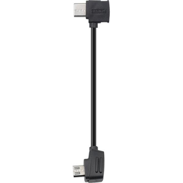 STARTRC 10 cm USB-C / Type-C naar micro-USB-connector datakabel converteren voor DJI Mavic Mini / Air, Shark-afstandsbediening (zwart)