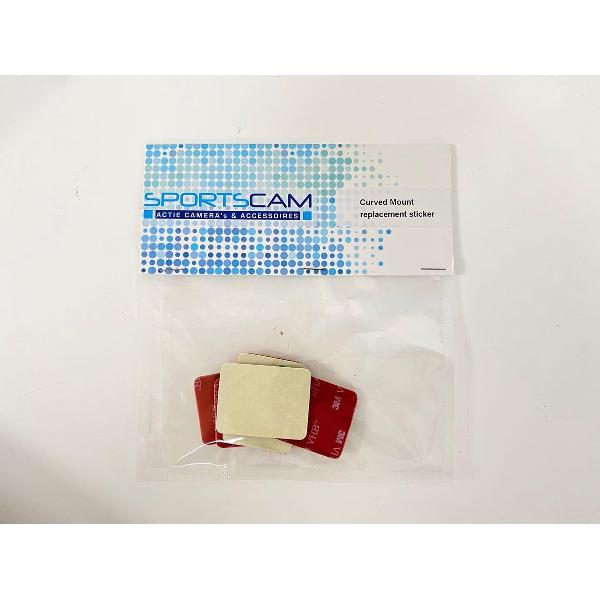 SportsCam Curved Mount replacement stickers (5 stuks)