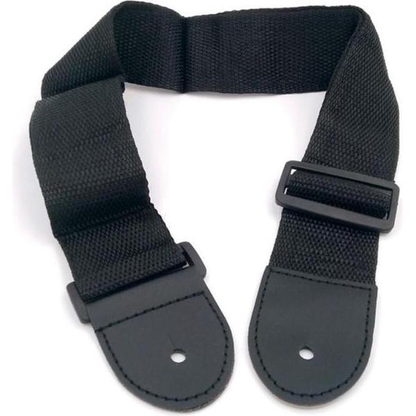 Gitaarband - Gitaarriem - Verstelbare Gitaarband - Verstelbare Gitaarriem - Zwart - Gitaar
