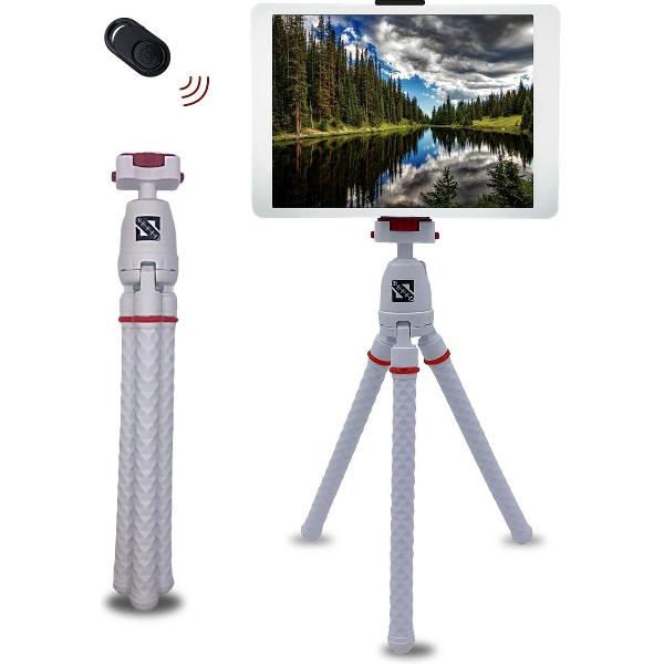 SEFID® MT850 Mini Camera en telefoon statief - Smartphone Tripod – Flexibel standaard voor GoPro , iphone , Ipad en Tablet - Wit